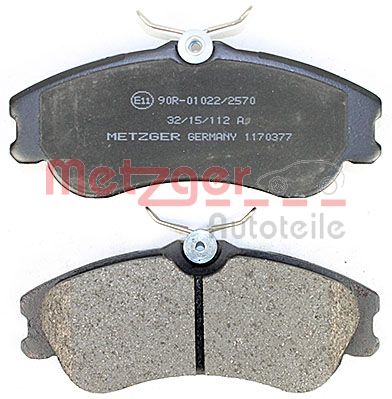 METZGER 1170377 GREENPARTS Bremsbelagsatz, Scheibenbremse